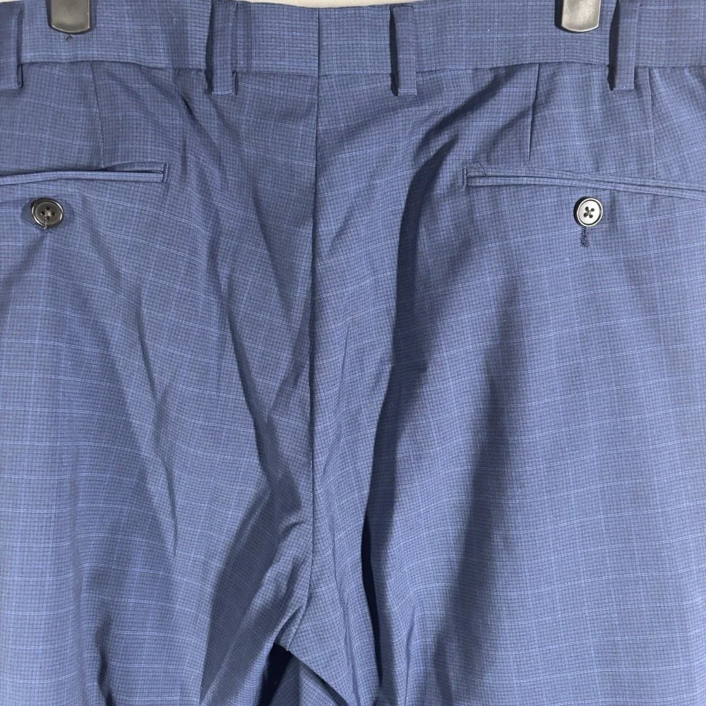 Polo Ralph Lauren Pants Men 38 x 30 Blue Flat Front Dressy Preppy Trousers